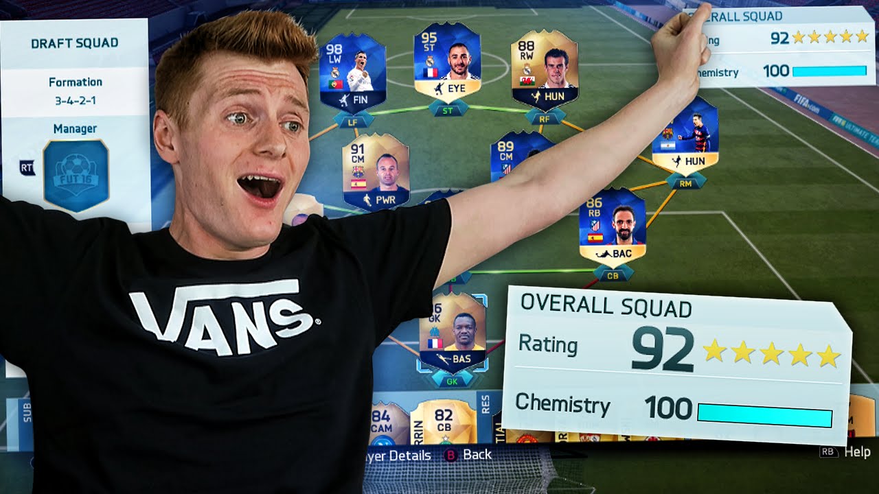OMFG I GOT A 192 FUT DRAFT!!! - FIFA 16 Ultimate Team Draft