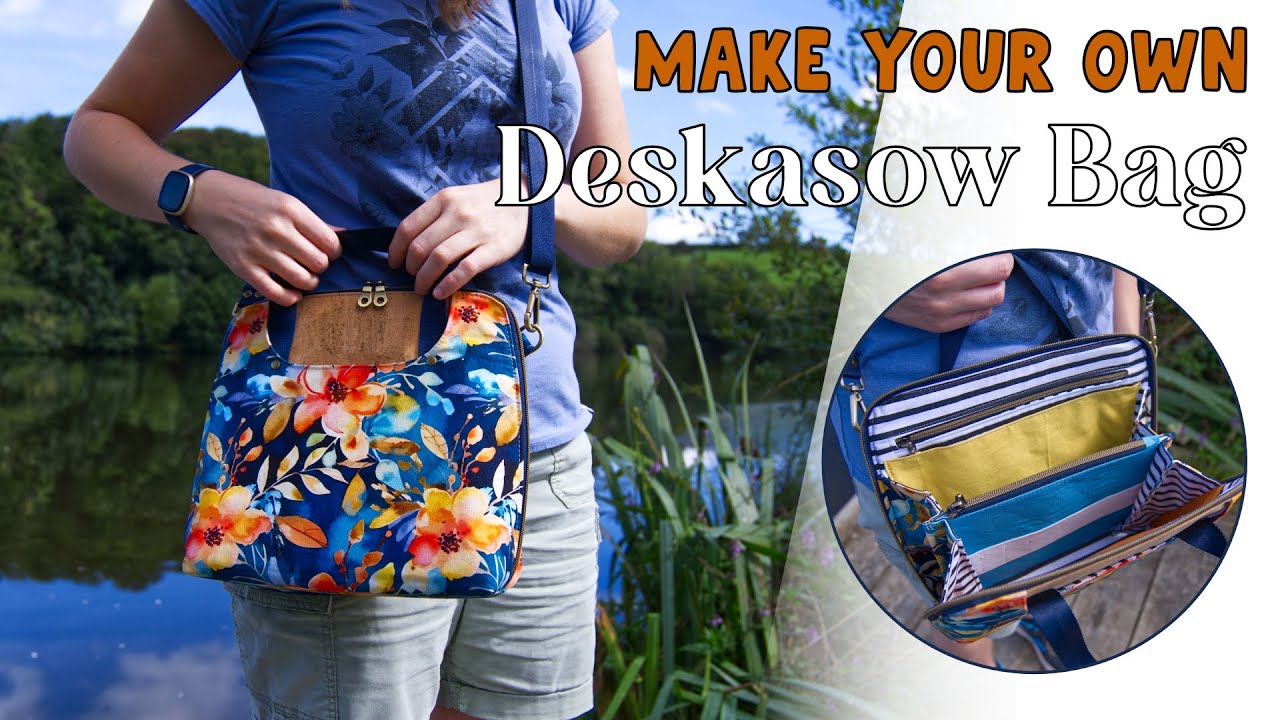 Deskasow Bag Sewing Tutorial by Country Cow Designs