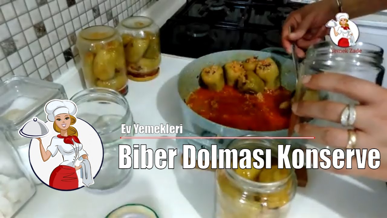 Biber Dolması Konserve #YemekZade