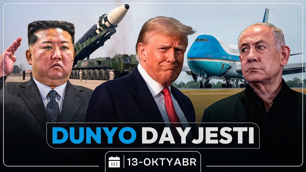 Tramp Isroilga keldi, Shimoliy Koreya sirli qurolini ko'rsatdi, HAMAS asirlarni ozod qildi