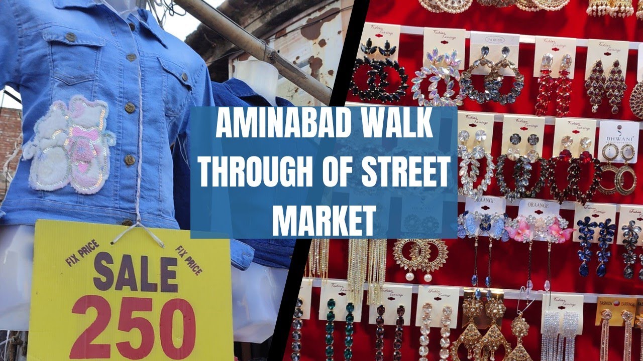 Aminabad MARKET | Walk through of aminabad street MARKET | Street Market | V-136 #aminabadmarket