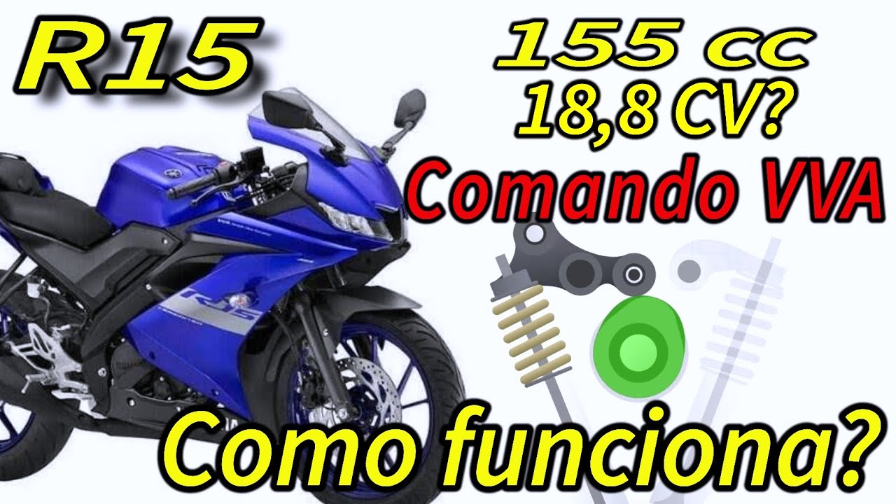 Yamaha R15 - Como seu motor atinge 18,8 CV com apenas 155cc? E como Funciona o comando VVA?
