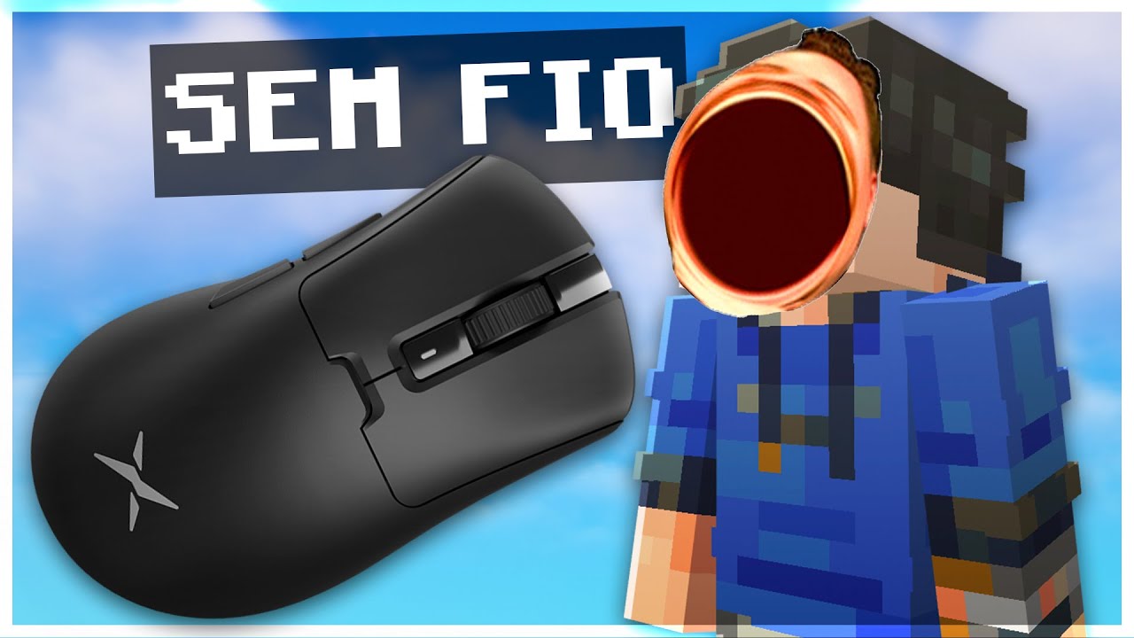 meu NOVO MOUSE (Delux m900 pro ultralight)