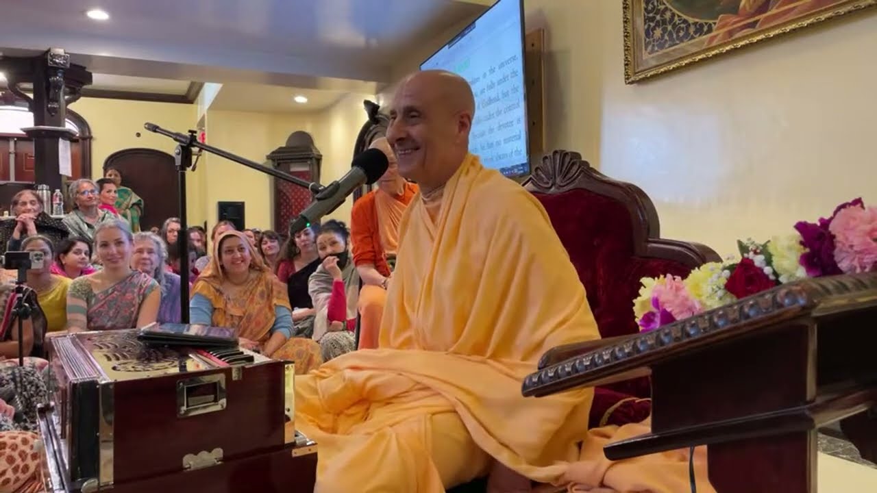 Sunday Love feast by HH Radhanath Swami Maharaj at ISKCON LA
