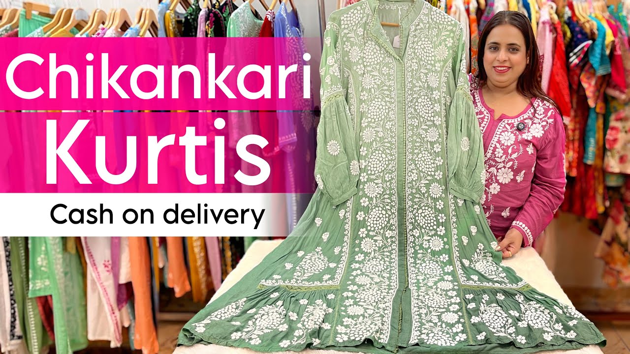 Latest Short Kurti & Long Kurti Designs | Lucknowi Chikankari Collection 2026