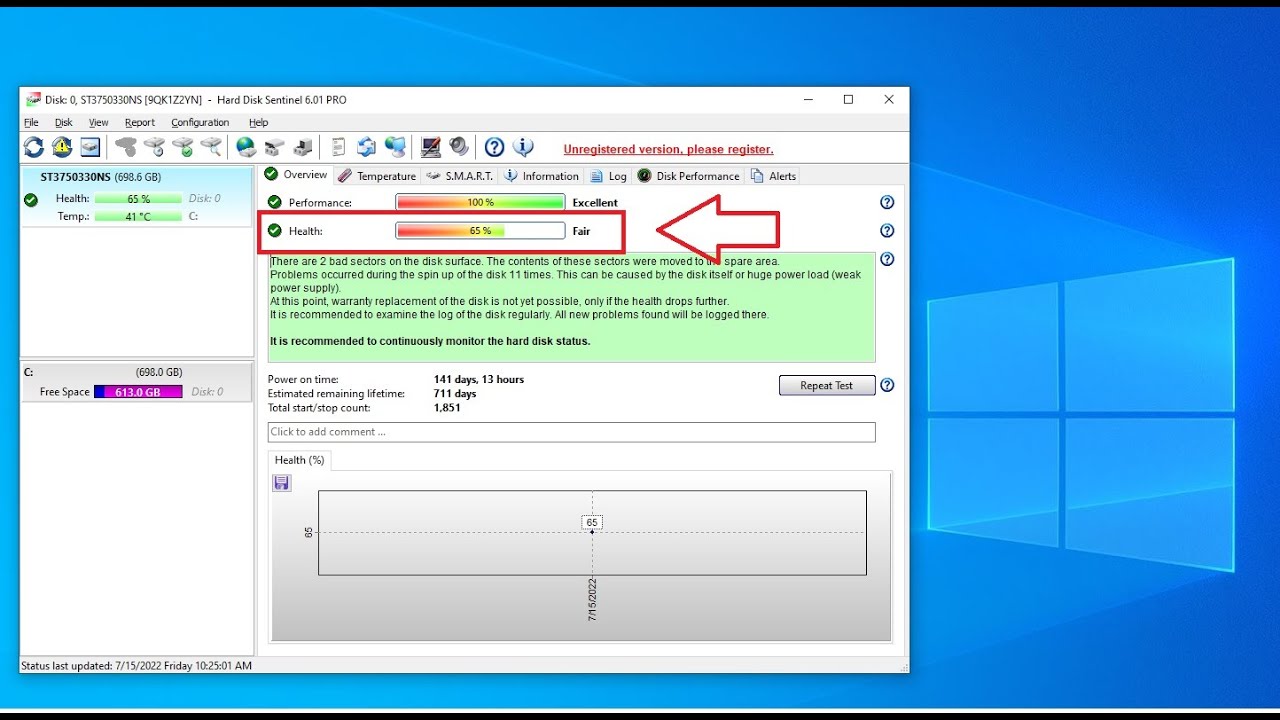 Check Hard disk/Hard Drive/HDD Health on Windows 7/8/8.1/10 Easy !!