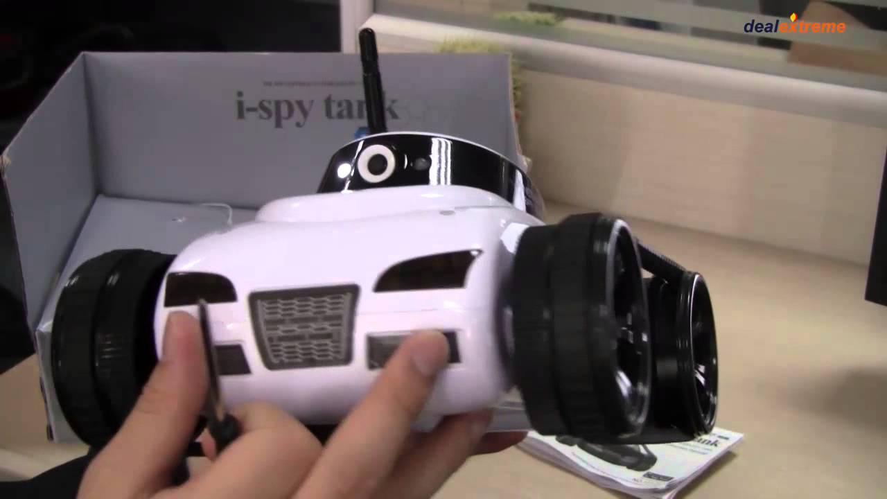 iPhone / iPad / Android Controlled 4-CH Wireless Spy Tank w/ 300KP Camera - DX