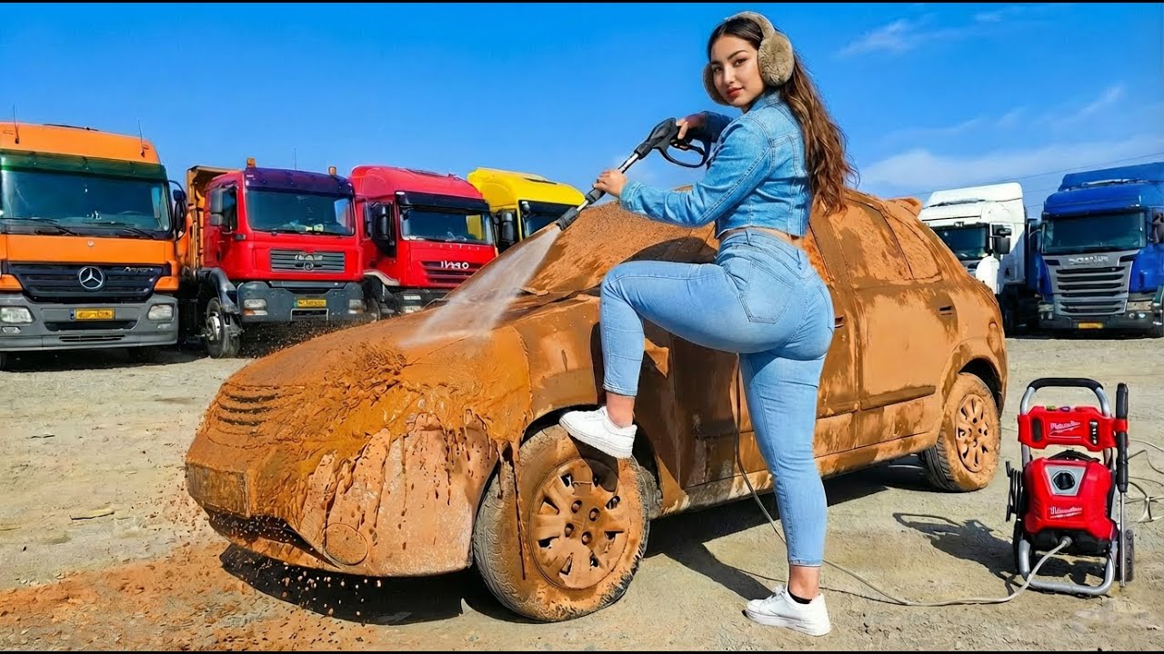 EXTREMELY Dirty Hatchback Gets a Full Exterior Wash 😱 | Satisfying Deep Clean