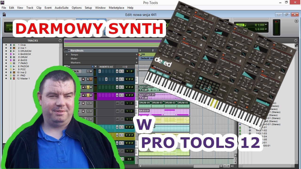 Dexed Darmowy syntezator w Pro Tools