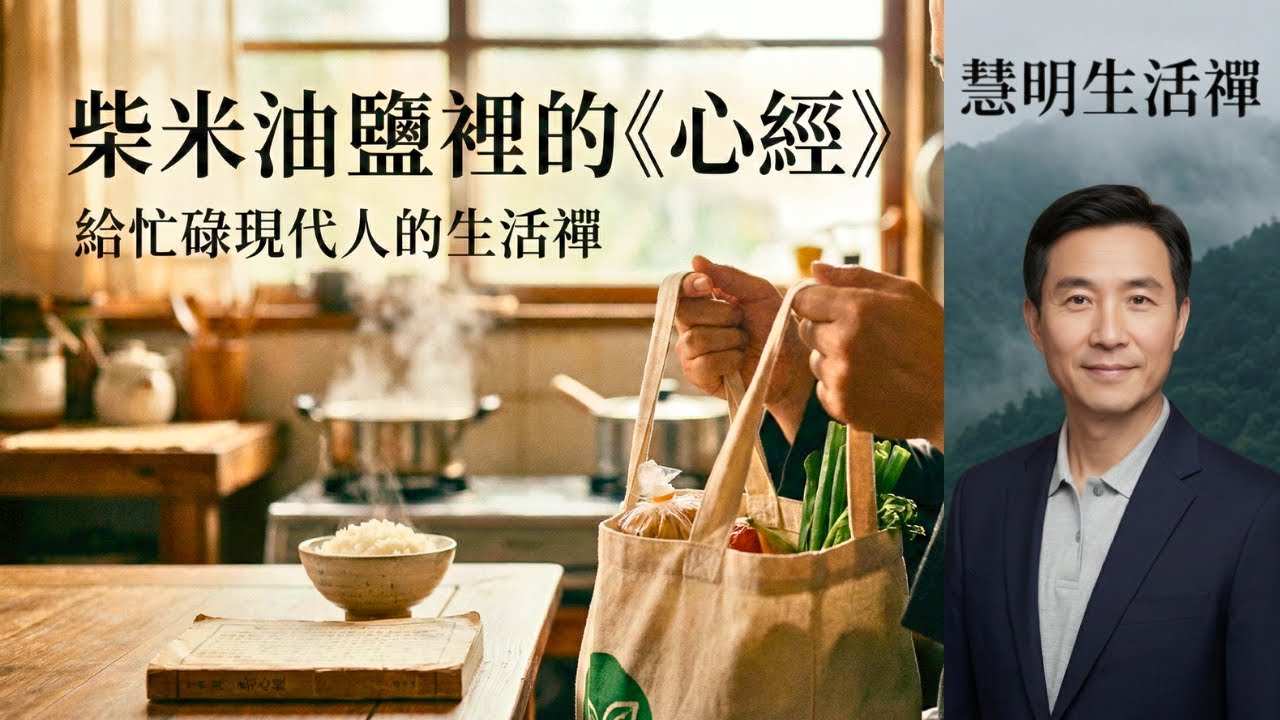 《心經》怎麼用？慧明師父淺談 260 個字的日常實踐：職場、育兒與情緒管理 - 教你把《心經》煮進柴米油鹽裡