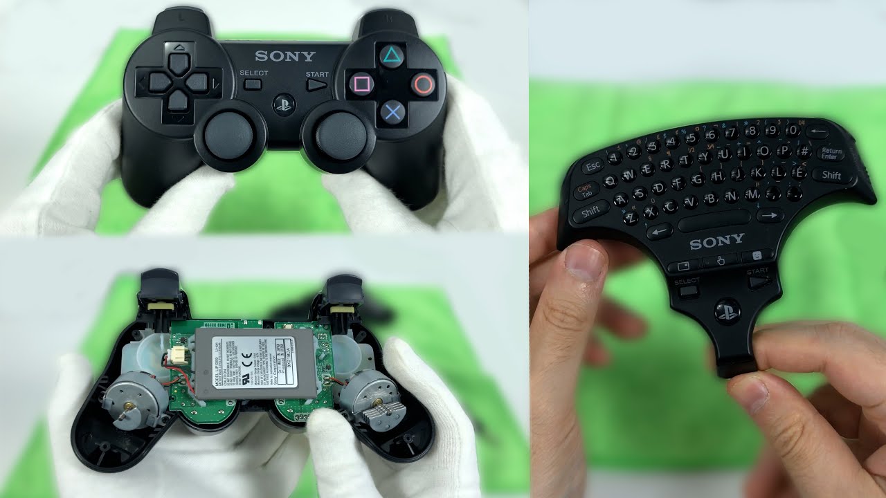 Извлечение/замена батареи в контроллере и клавиатуре PS3