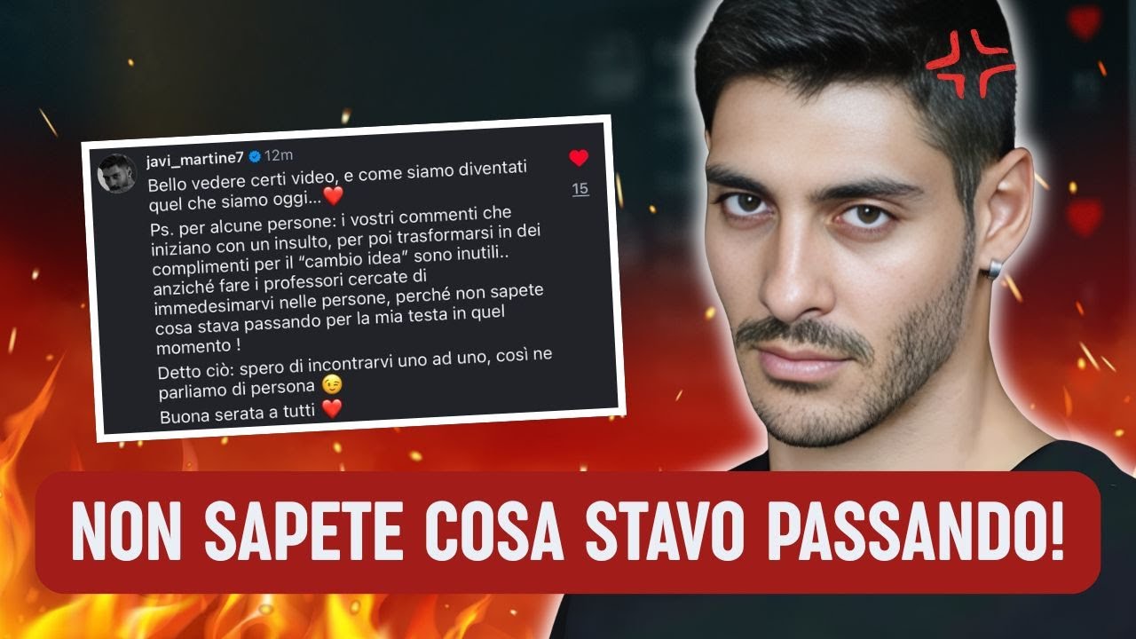 Javier Martinez Alza La Voce 💥 “Non Sapete Cosa Stavo Passando!” Helena Interviene 🔥