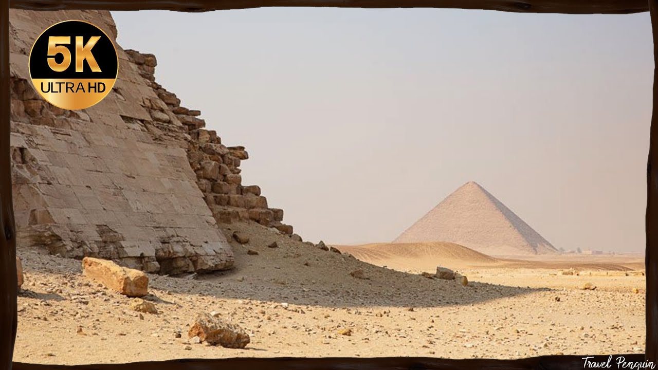 Dashur, Bent and Red Pyramids 🇪🇬 Egypt 【4K】 Travel Video