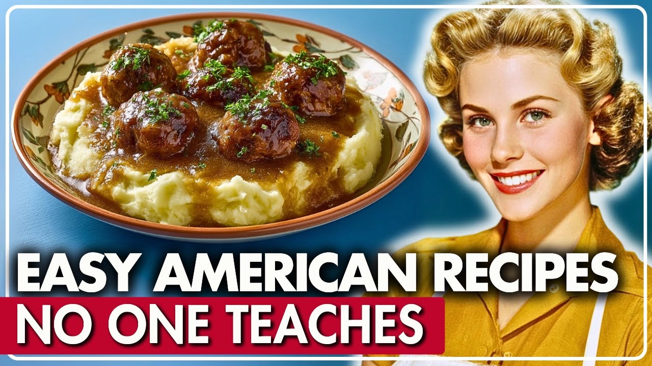 30 Easy American Dinner Recipes From The 1950s!