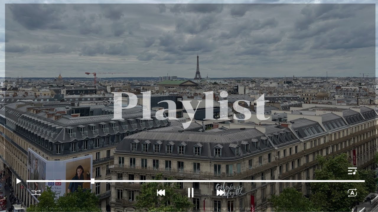 ☕️[별빛라벤더 | 카페] 파리지앵 감성 로파이 Paris Cafe Mood | 공부, 작업, 커피 타임