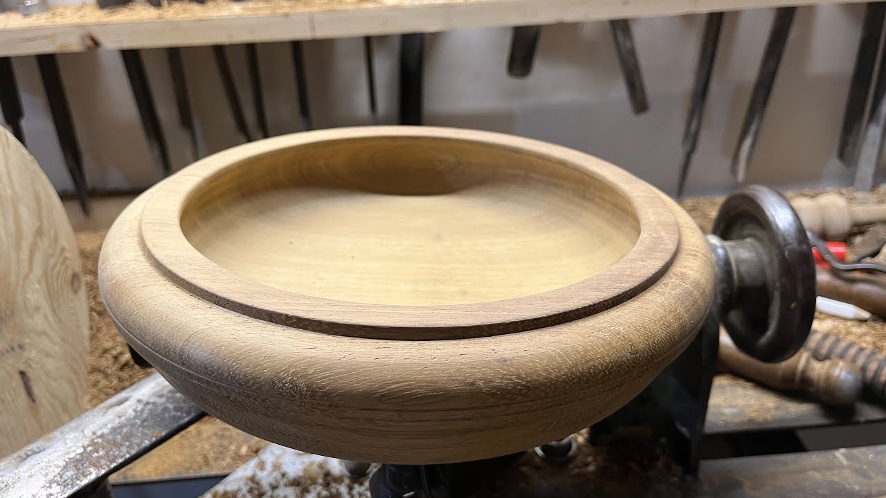 Woodturning - Tutorial lavori in legno al Tornio artigianale. Ciotola in legno di Rovere -Stracuzzi