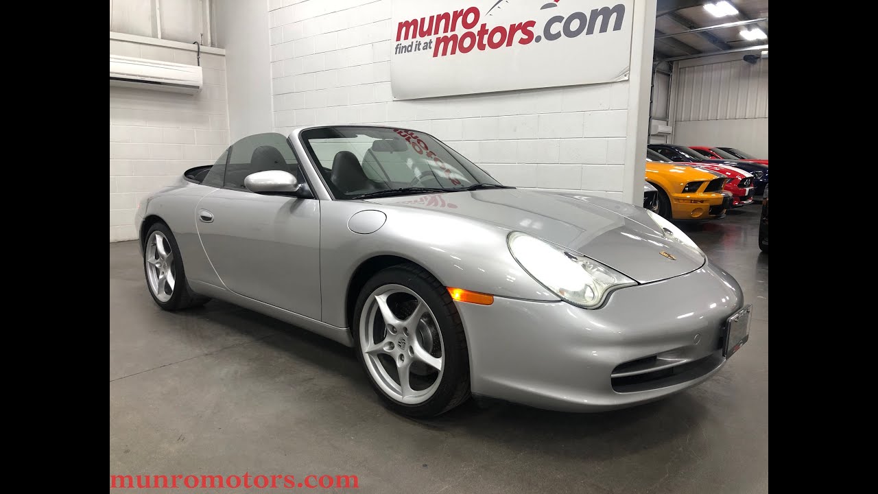 2002 Porsche Carrera Cabriolet 911 996 Munro Motors