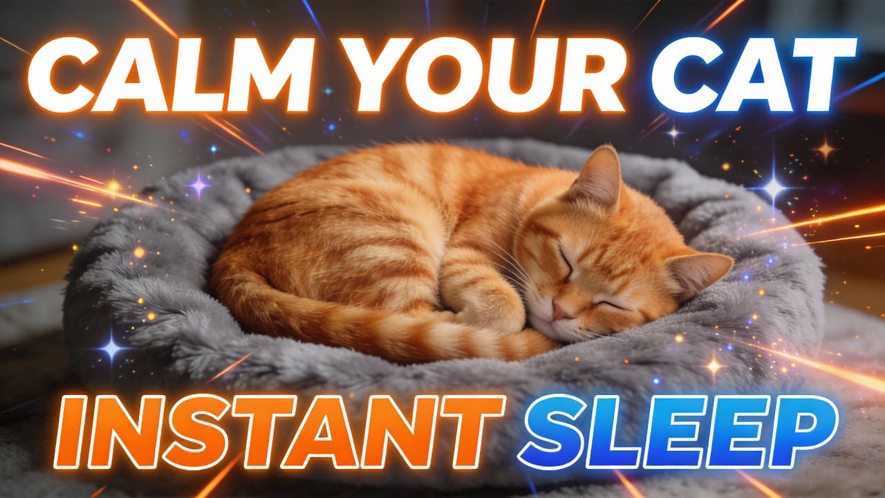 CALM YOUR CAT INSTANT SLEEP #relaxingmusic #sleepmusic