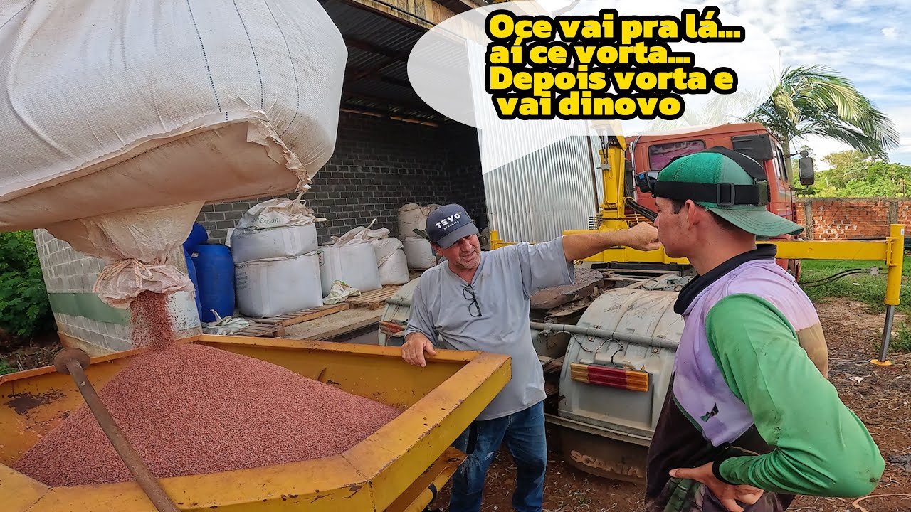Terminando de montar a lely e jogamos cloreto na soja (roçavlog)