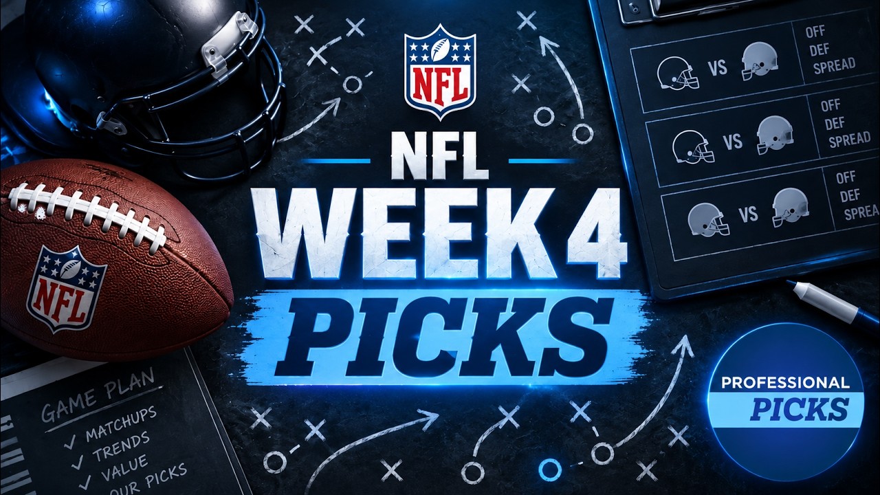 NFL Week 4 Picks & Predictions | All 16 Games: Best Bets + Spreads 🏈