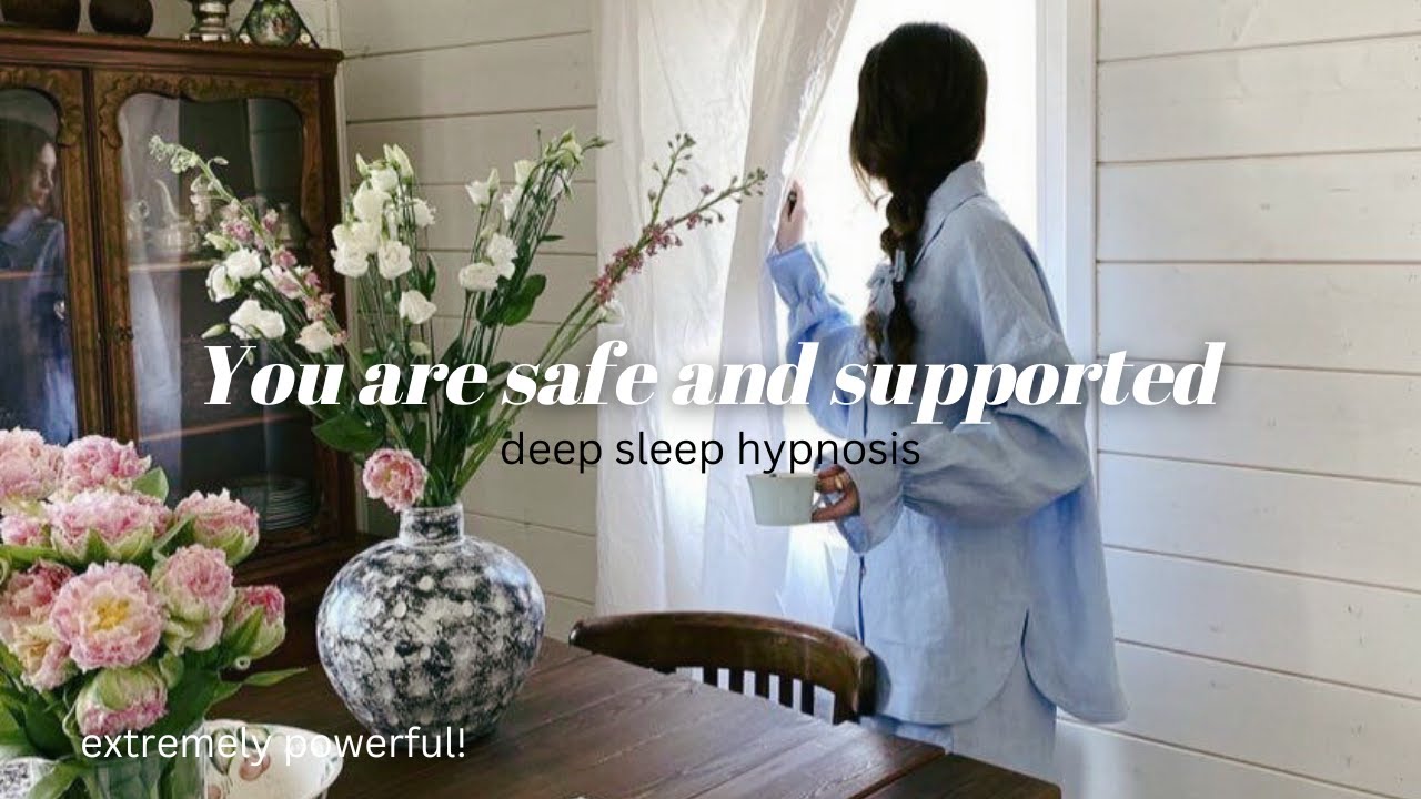 'You Are Safe and Supported' 🪽 Deep Sleep Meditation to Ease Your Worries [Pink Noise]