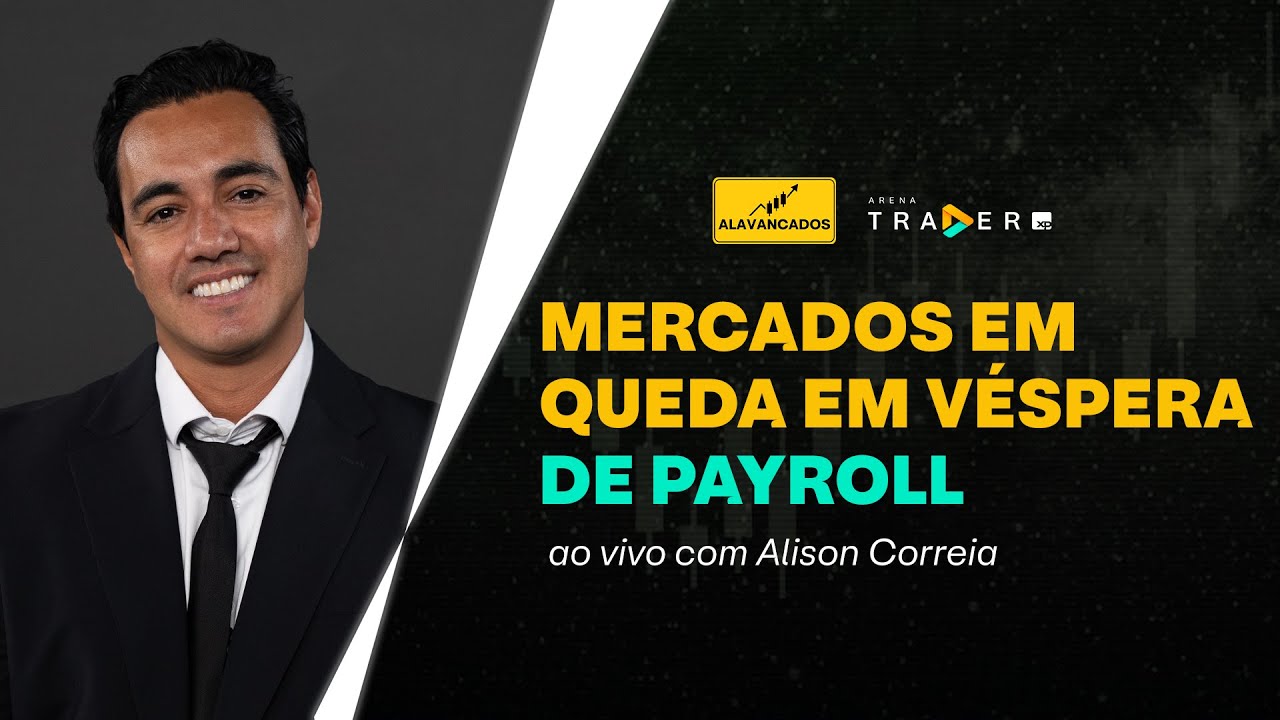 Ibovespa, dólar, BIT e principais notícias do dia - Alison Correia day trade ao vivo | ALAVANCADOS