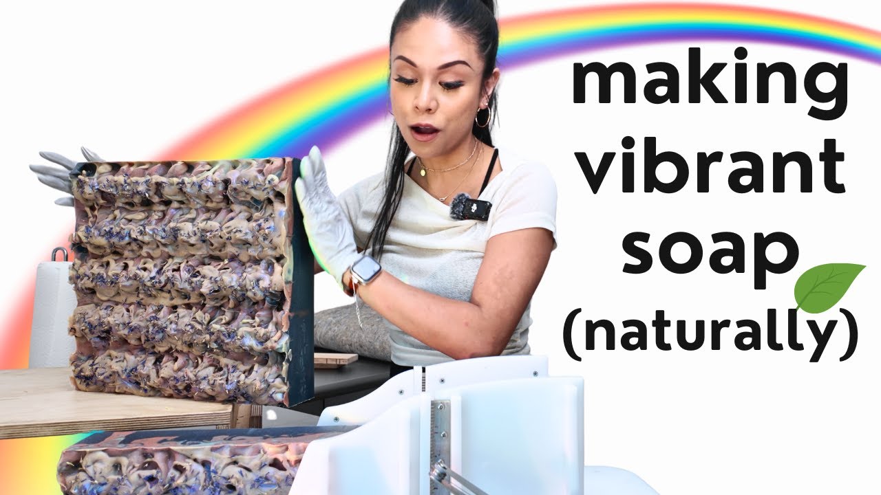 How to Make Colorful, Vibrant Soap Using Natural Colors 🌈