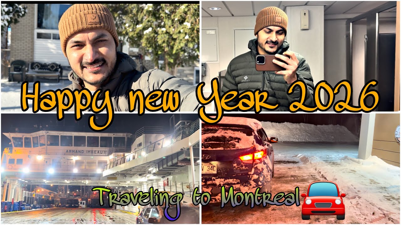 Montreal, Here I Come! | happy new year 2026 | Canada vlogs | Uttarakhandi 🌿||