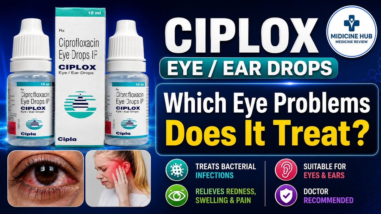 Ciplox Eye/Ear Drops: Uses | Side Effects | Precautions | Medicine Hub