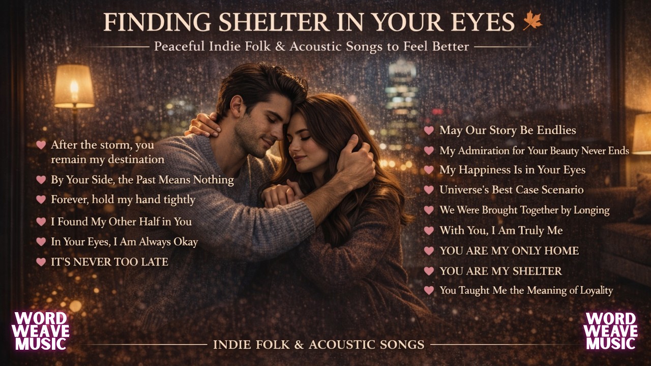 Finding Shelter in Your Eyes 🍂 Peaceful Indie Folk & Acoustic Songs to Feel Better
