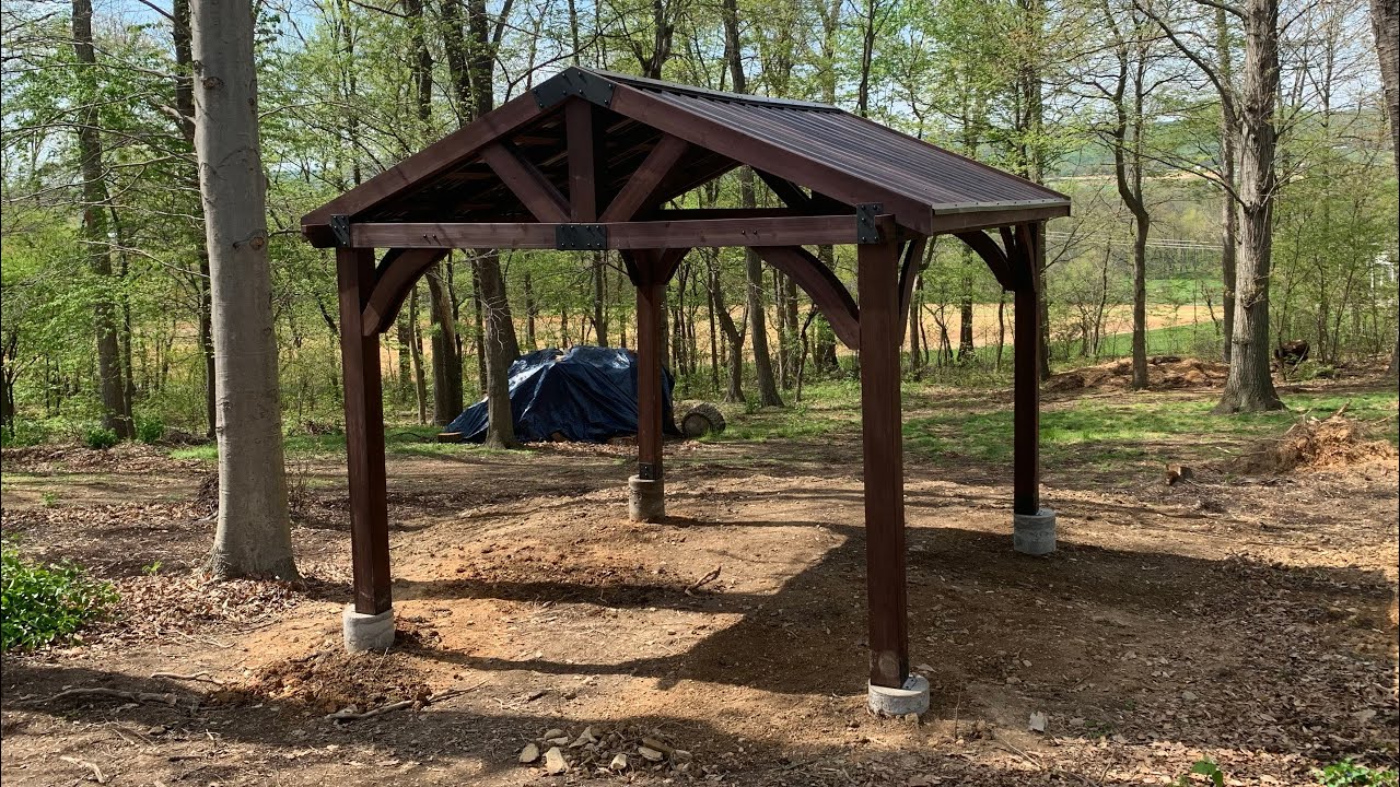 Building a Backyard Discovery 12’x12’ Arlington Gazebo