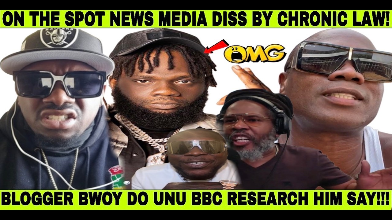 LOOK! CHRONIC LAW DISS ON THE SPOT NEWS MEDIA AS LIAR BLOGGER ON IS ARREST! FOOTA HYPE & VYBZ KARTEL