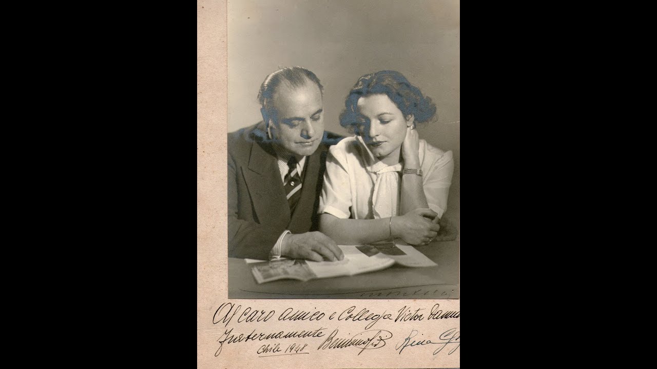 Mascagni - L'amico Fritz - Cherry duet - Beniamino Gigli, Rina Gigli (San Carlo, 1951)