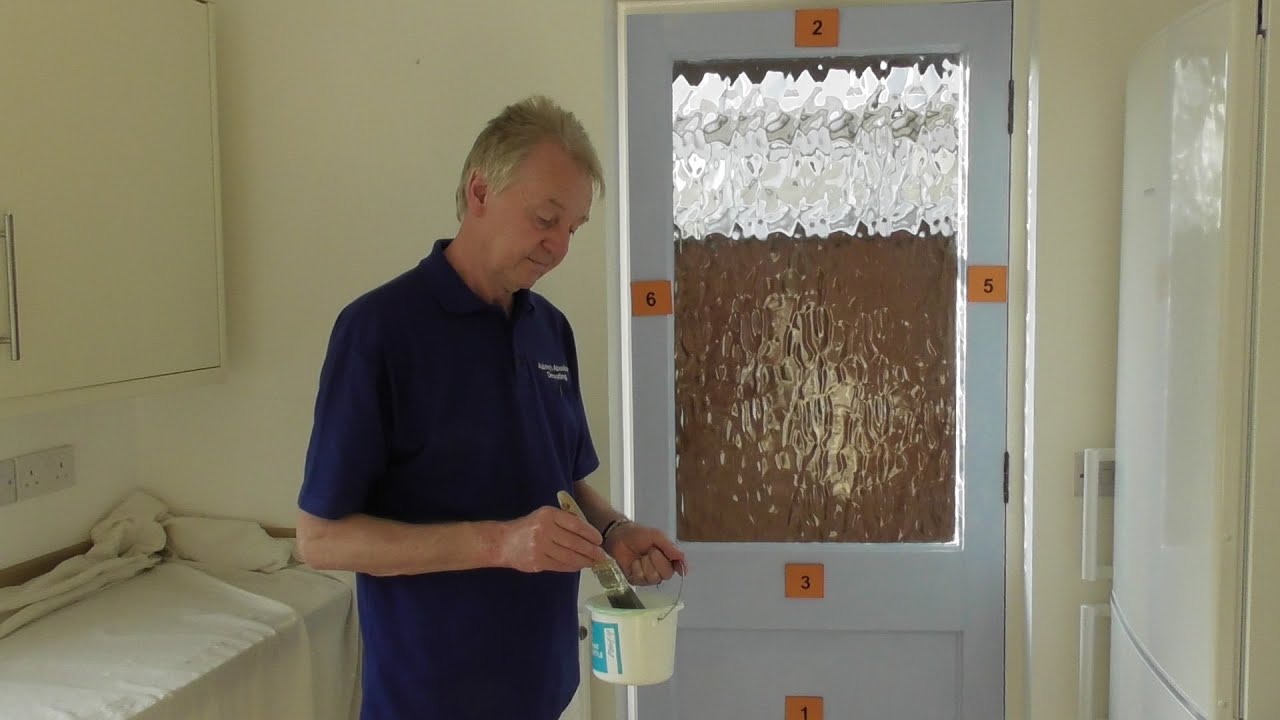 How to Paint a Half Glazed Door the Professional Way