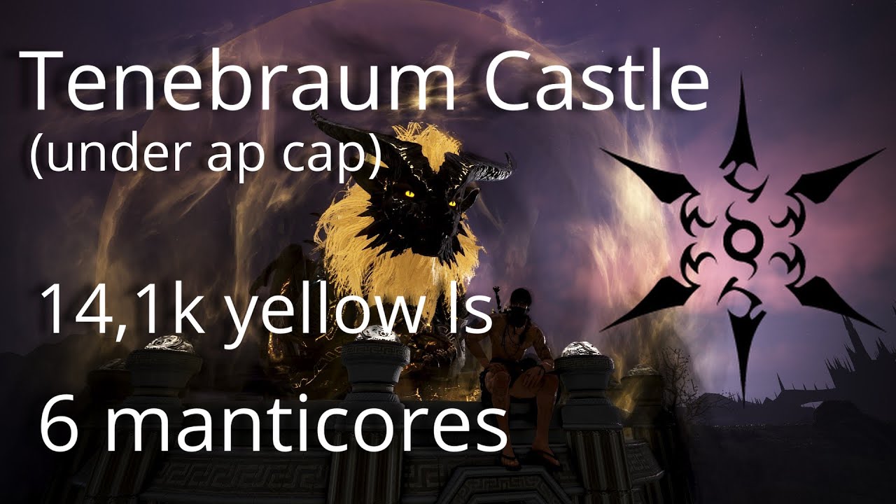 BDO | Succession Ninja | Tenebraum Castle | 14,1k lv2 ls | 6 Manticores