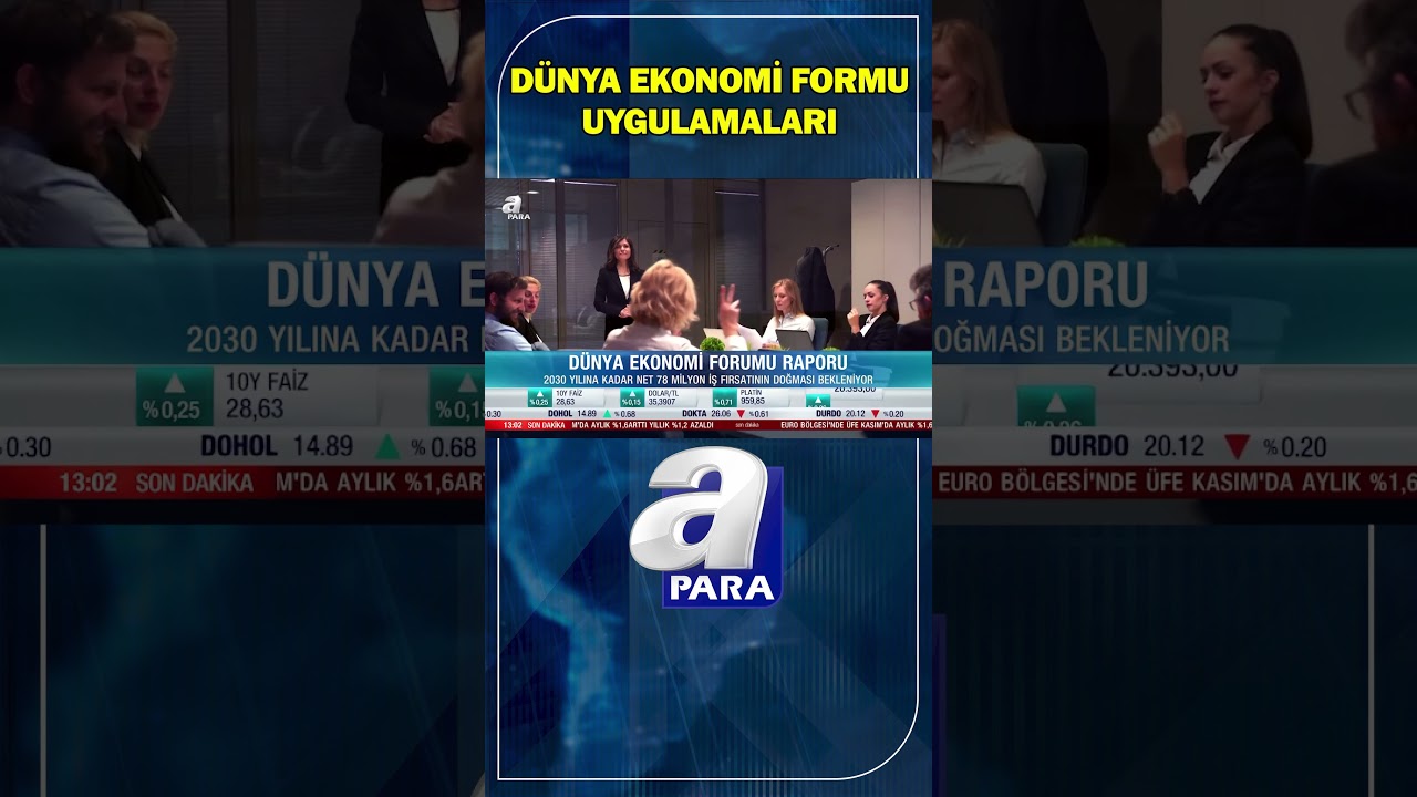 2030 Yılına Kadar Net 78 Milyon İş Fırsatının Doğması Bekleniyor #shorts