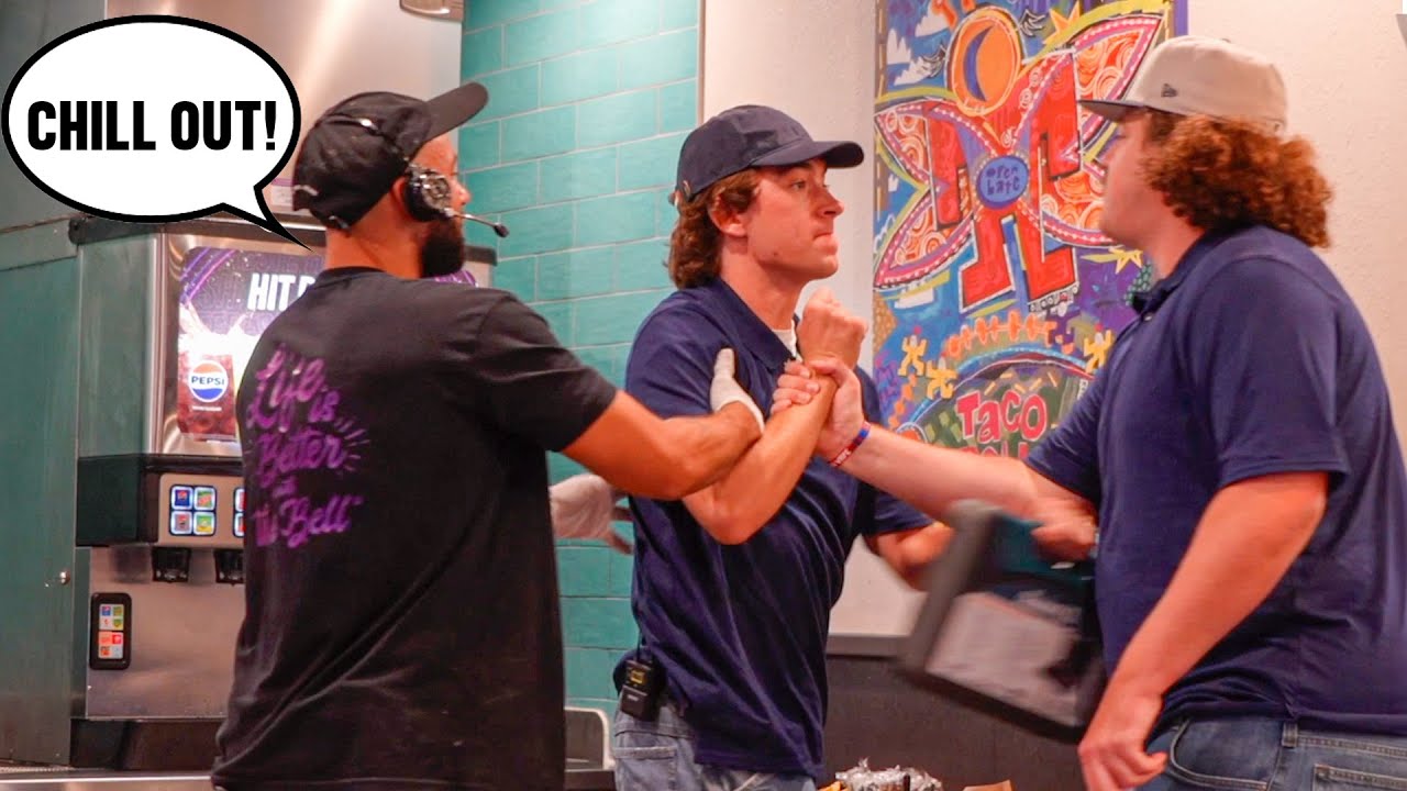 Fake Plumber Prank at Taco Bell!