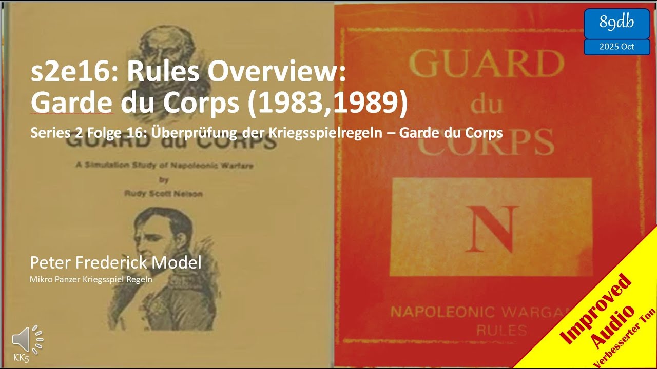 s2e16: Обзор правил: Garde du Corps (1983,1989)