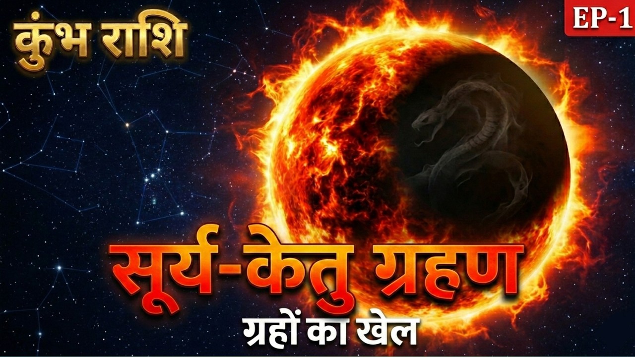 कुंभ राशि: ग्रहों का खेल EP-1 ⚠️ सूर्य-केतु का ग्रहण