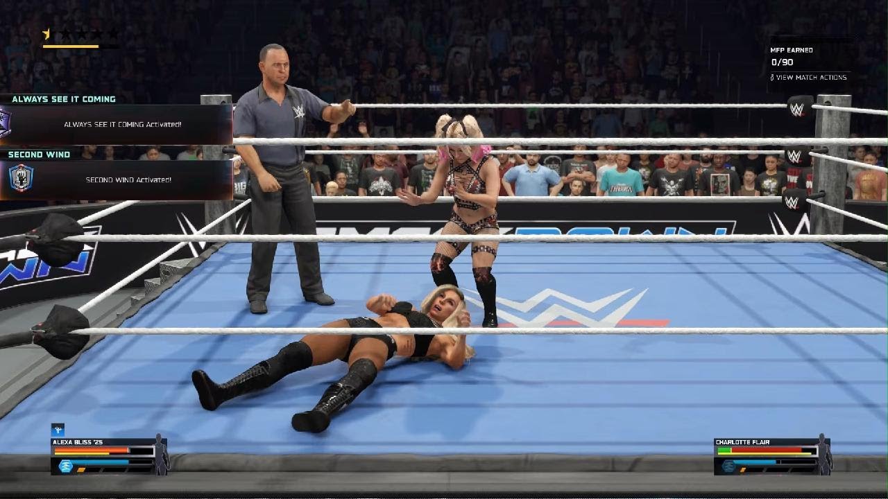 WWE 2K25: Alexa vs Charlotte for oddity card