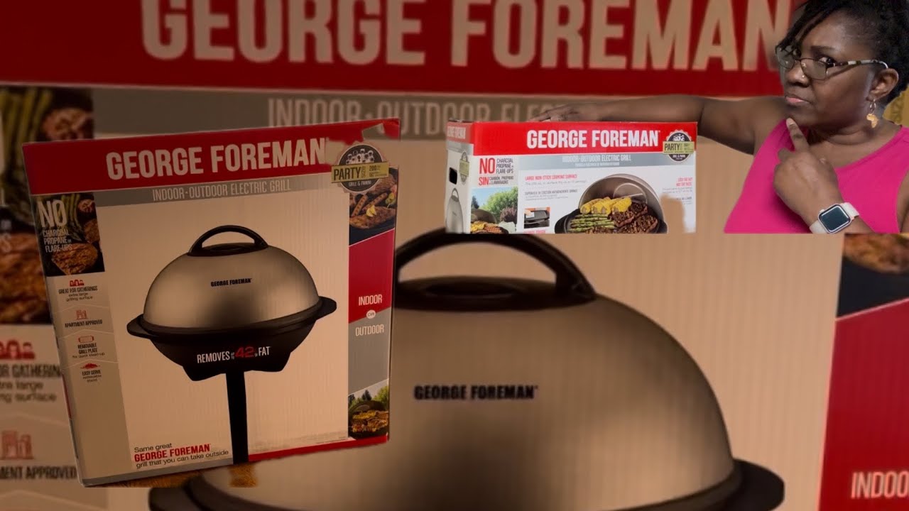 I Tried IT INSIDE | GEORGE FOREMAN INDOOR GRILL #eatathomeck
