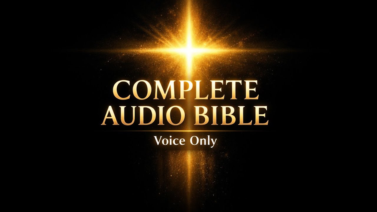 Audio Bible Complete Old Testament -  1 of 6  | Pure Voice | Black Screen