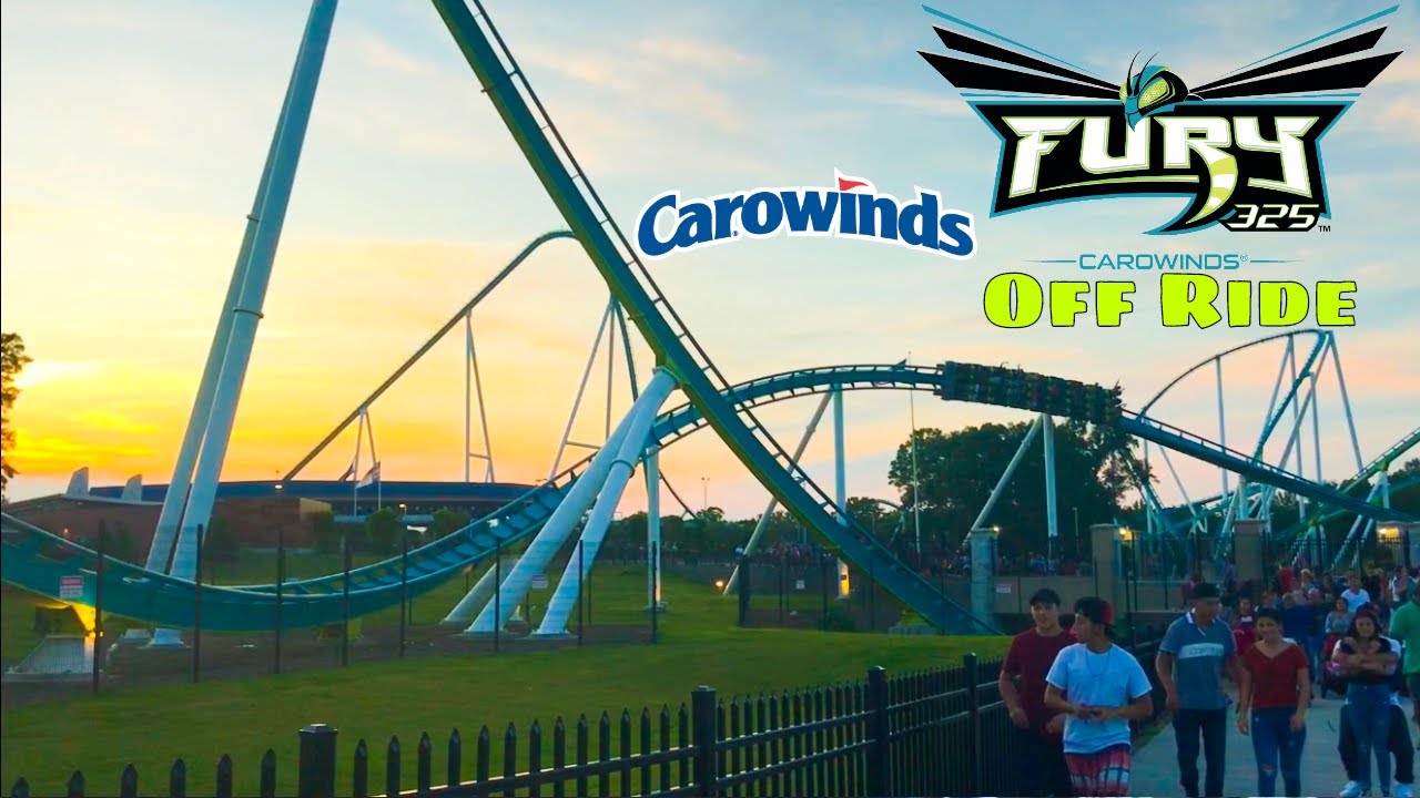 Fury 325 Off Ride Carowinds HD(Non Copyright)