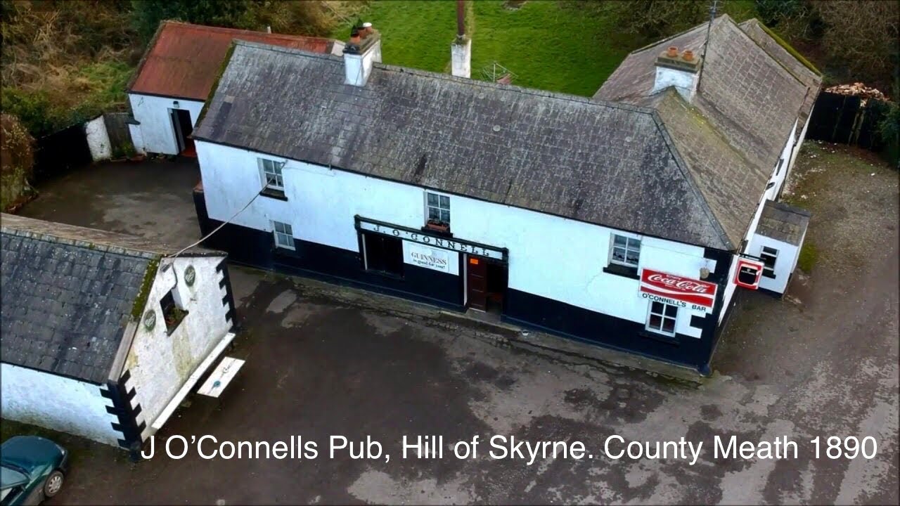 J O’Connells Pub, Hill of Skyrne. County Meath The pub is from the Guinness Christmas commercial
