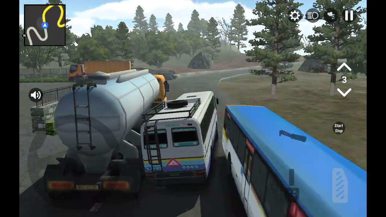I drive Indian bus part-13 | bus game | indian bus simulator | bus simulator | gaming @REO-g8p