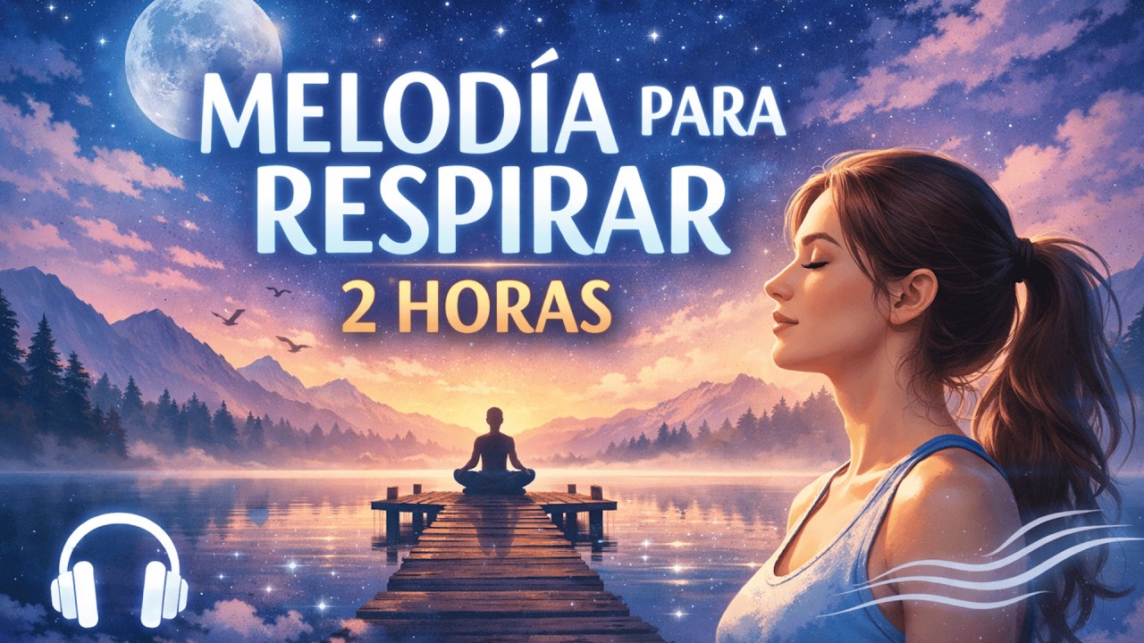 Melodía Para Respirar Profundo 🌌✨ | Música Relajante 2 Horas Para Calmar la Mente