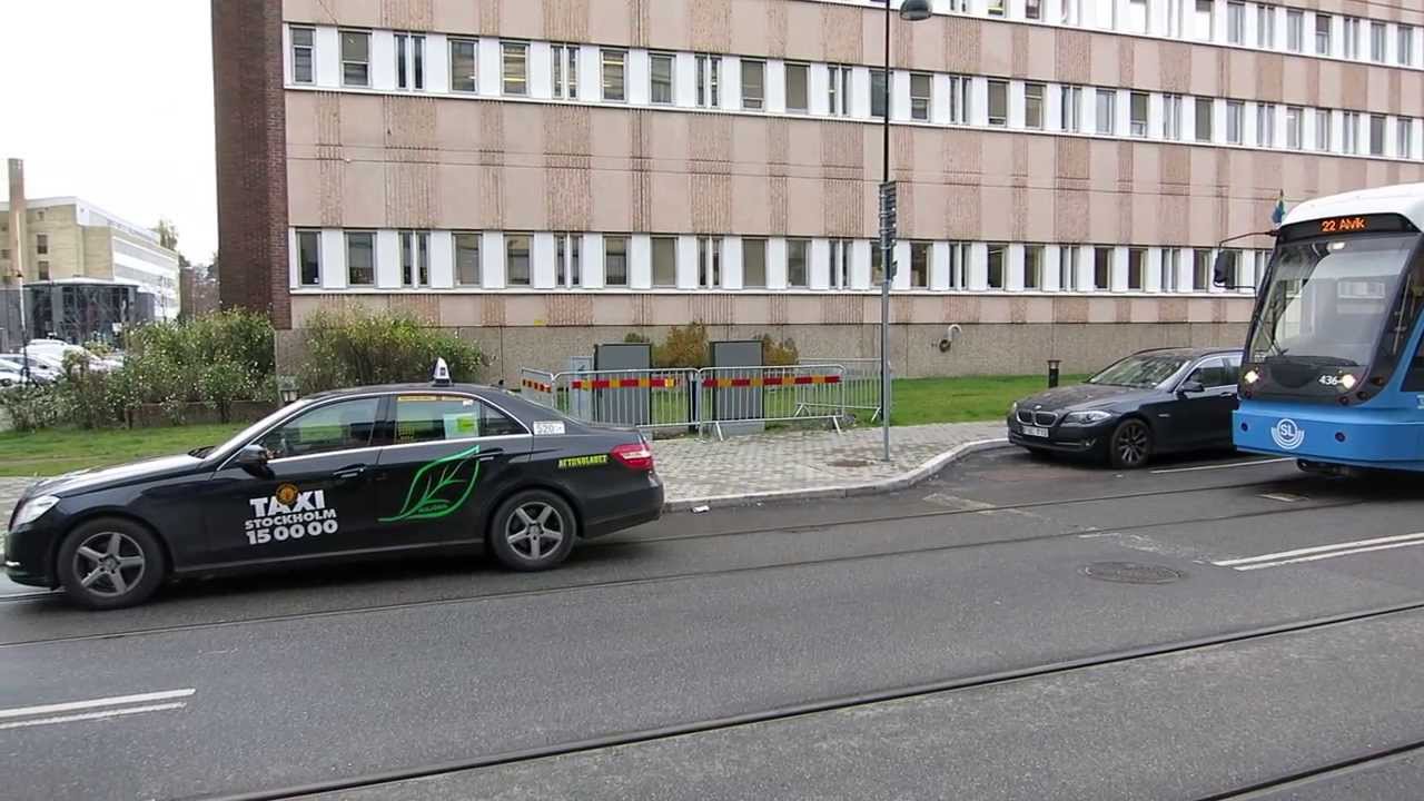 Nya tvärbanan - Taxi som tar plats