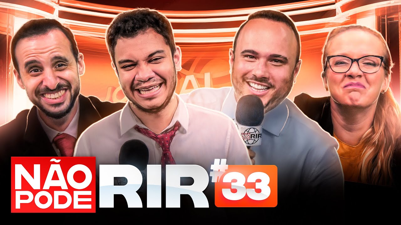 JORNAL NÃO PODE RIR com Igor Guimarães, Marcos Castro, Luciana D'Aulizio e Ed Gama