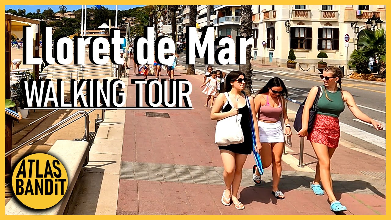 🇪🇸Lloret de Mar - The Summer Walking Tour.