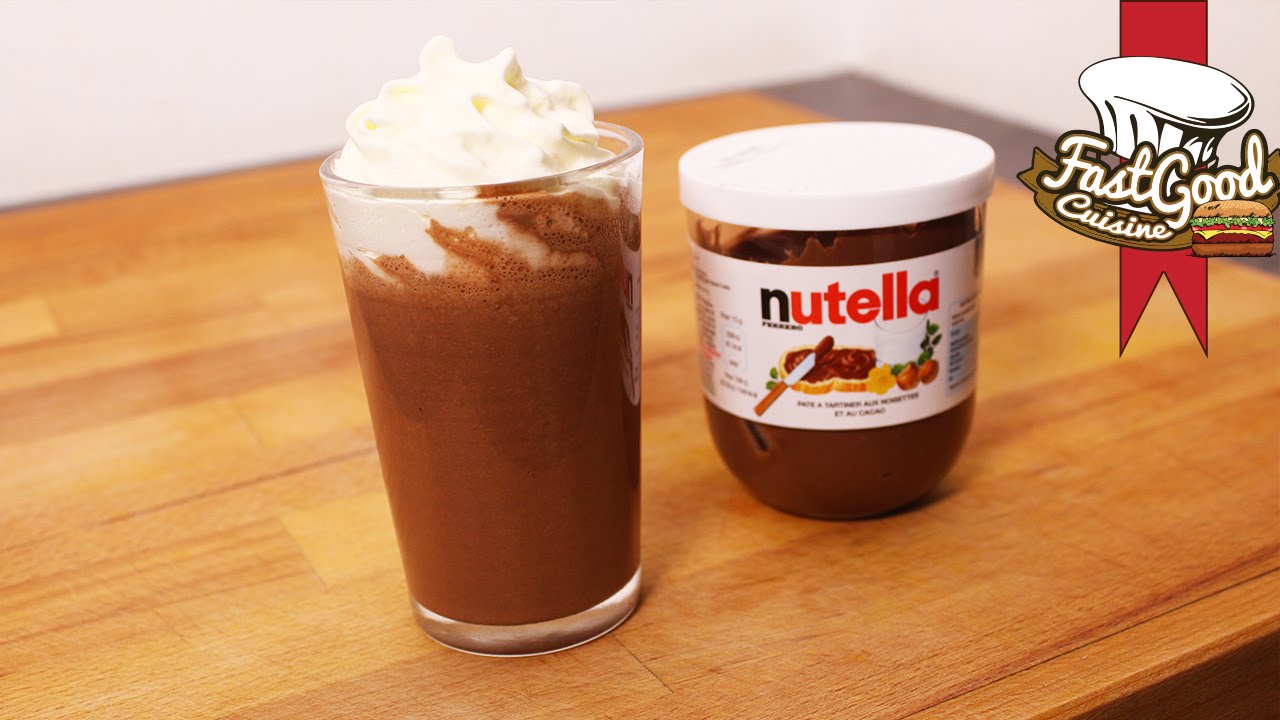 Recette Milkshake Nutella
